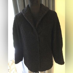Vintage Persian lamb jacket black size small